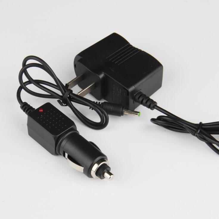 LED强光手电筒头灯车充 18650车载充电器 电池4.2V车充