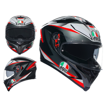 AGV K5 S头盔男女摩托车赛车全盔全覆式四季双镜片3c认证送防雾贴