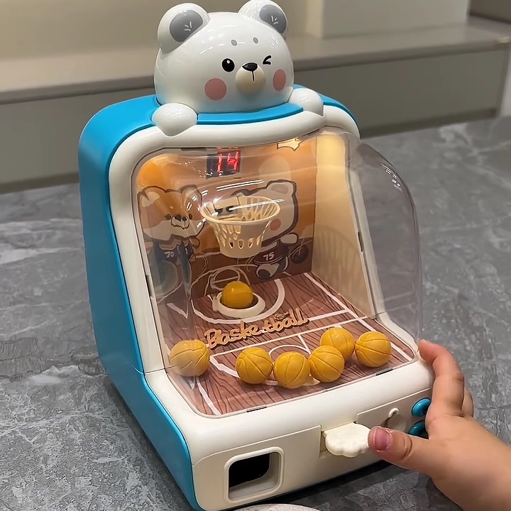 儿童桌面游戏机投篮机玩具男孩男童生日礼物思维训练3到6岁专注力
