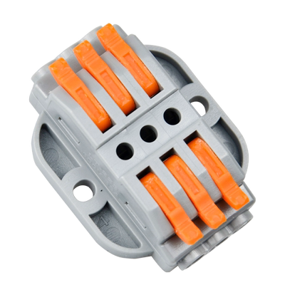 多进多出电线接线器导轨固定式