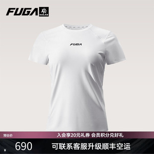 凯乐石FUGA户外运动跑山吸湿速干散热轻量弹力舒适功能短袖 T恤女