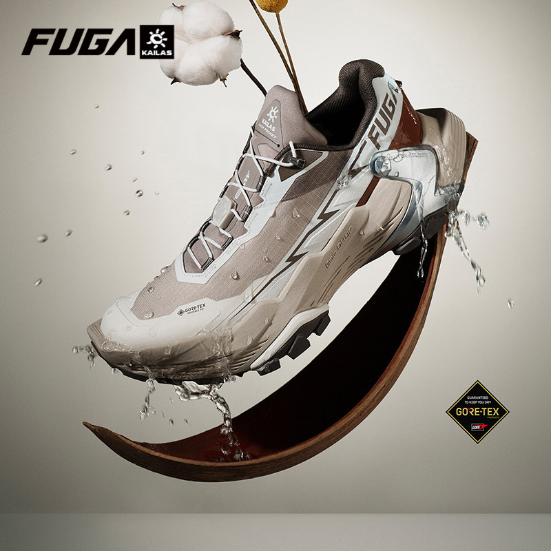 凯乐石FUGA运动鞋女春夏户外越野跑鞋防水防滑登山徒步鞋男DU2GTX