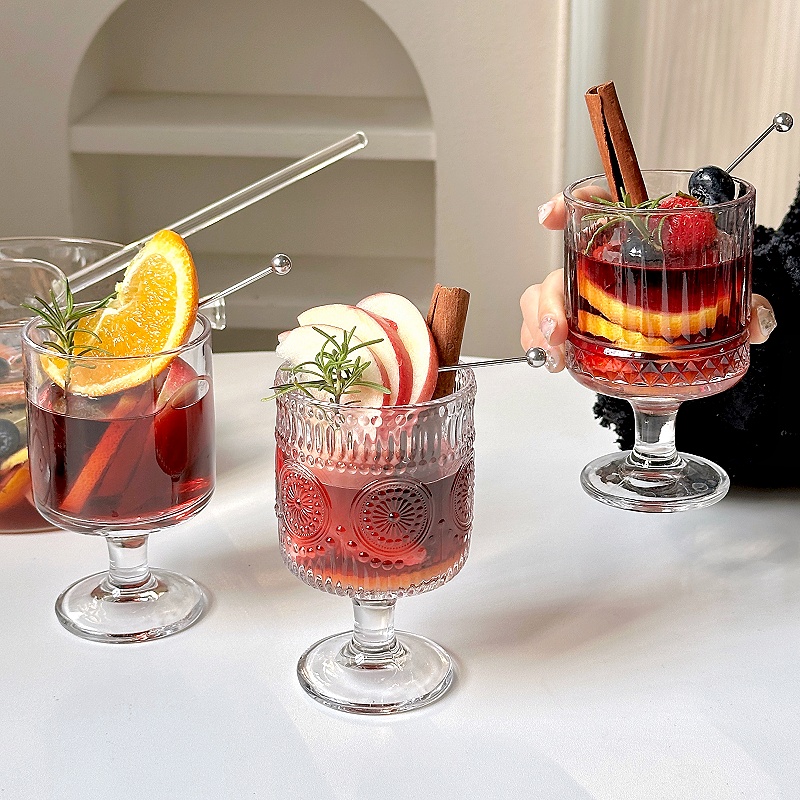 热红酒杯圣诞鸡尾太阳花高