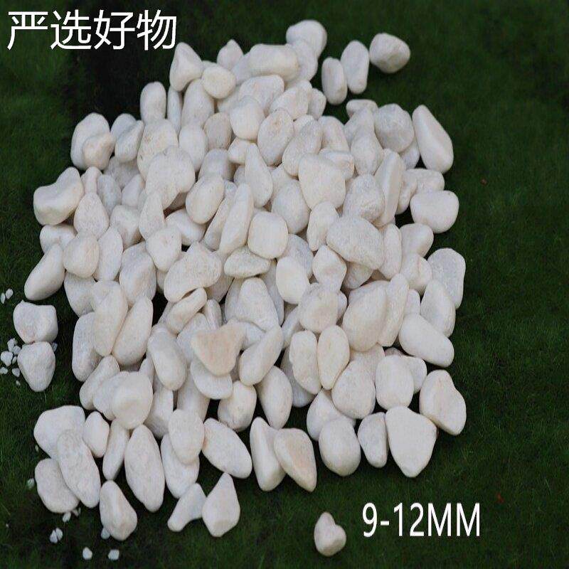 【全国包邮】天院然白石鹅卵石白石头花庭鱼缸铺面石多肉铺艺盆栽