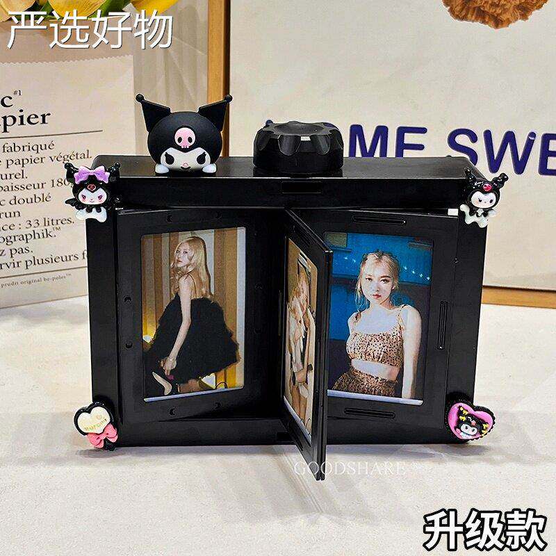 【全国包邮】拍立得旋爱转创意相册收纳可摆台明星小卡翻展页相框