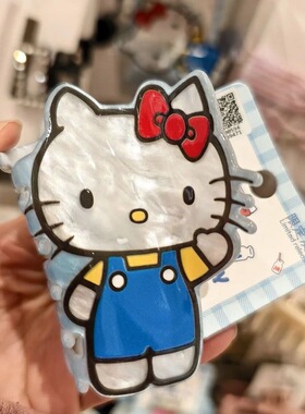 HelloKitty可爱卡通鲨鱼夹女kitty猫大号发夹三丽鸥kt后脑勺抓夹
