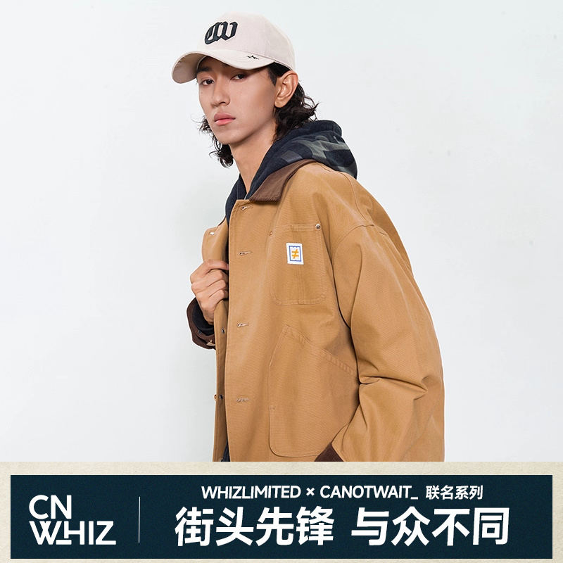 【新品】陈伟霆CANOTWAIT夹克WHIZLIMITED联名工装冬保暖户外宽松