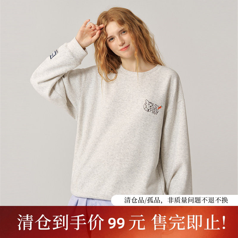 【清货】CANOTWAIT_迪士尼联名疯狂动物城系列刺绣圆领卫衣男女2