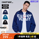 陈伟霆同款 CANOTWAIT镜面字母印花拉链夹克外套春男女春新品