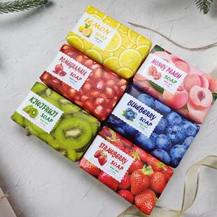 悦利加悦利水果正品香皂洗澡250包邮持久留香石榴肥皂沐浴洁面