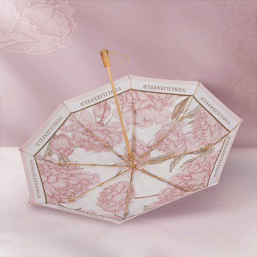 VONLILIENFELD双层遮阳伞晴雨两用折叠伞女生高颜值手动防紫外线