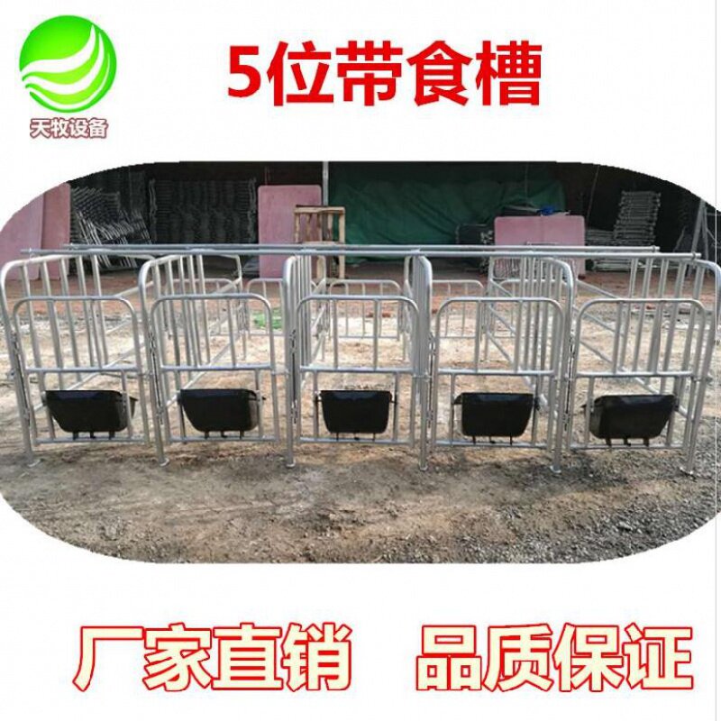 配件围栏定母猪限l围栏猪圈猪栏栅母猪用铁位栏大g位栏猪设备