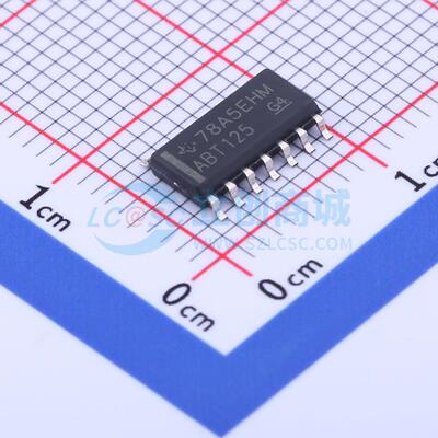 SN74ABT125DR SOIC-14 缓冲器/驱动器/收发器 TI(德州仪器)全新原