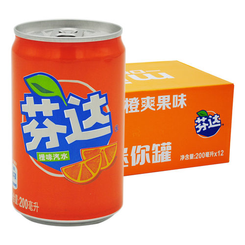 可乐mini迷你罐含糖芬达