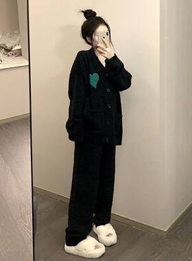 半边绒新款韩版宽松秋冬