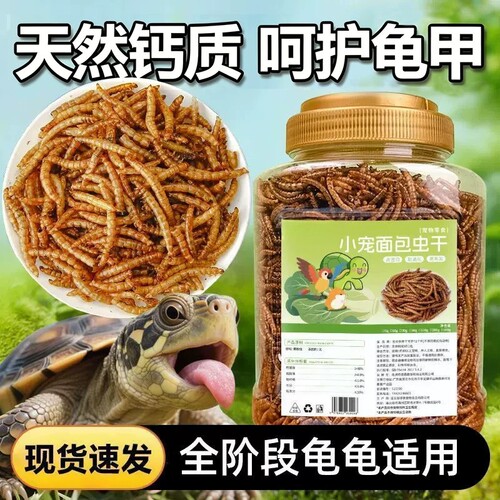 高营养龟粮饲料面包虫干黄粉虫