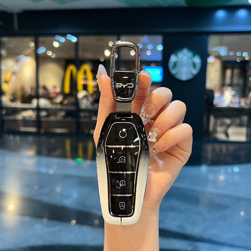 比亚迪宋PLUS钥匙套新能源宋L专用EV车扣dmi全包宋pro保护壳高档