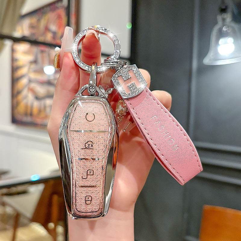 比亚迪车钥匙套秦PLUS唐dmi海豚宋plus汉ev扣元海豹护卫舰07包壳