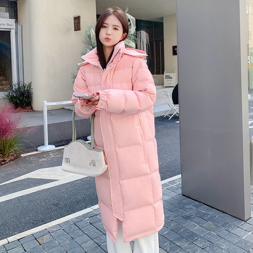 中戏羽绒服嘉兴平湖白鸭长款加厚