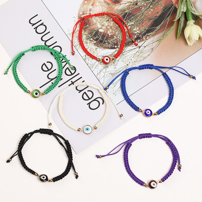Lucky Blue Evil Eye Bead Bracelets For Women Men Multicolor
