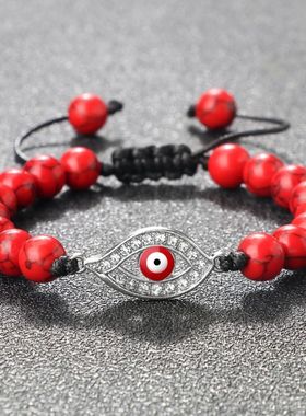 New Red Devil Eye Jewelry Bracelets for Women Fashion