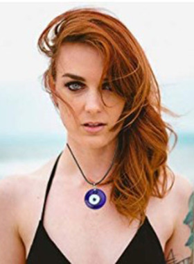 2024New Design Turkey Blue Eyes Necklace for Woman Men Charm