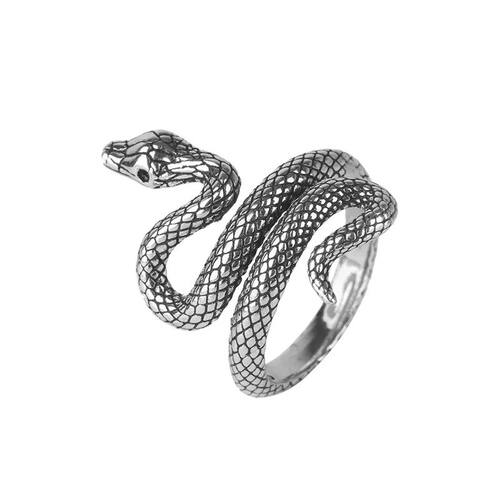 Sterling Silver Entanglement Snake Rings Adjustable Rings