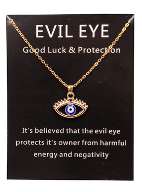 Turkish Fashion Blue Evil Eye Necklace for Women Retro