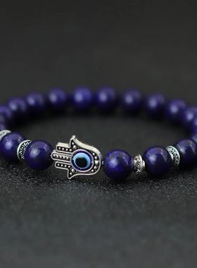 Turkey Evil Eyes Bracelet For Men Women Gothic Fatima Hand