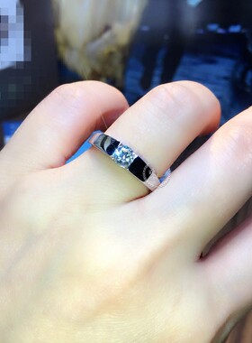Solitaire 0.5ct Lab Diamond Ring 100% Real 925 sterling