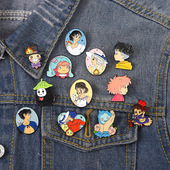 Rist Matter Enamel Custom 2023 Lives Pins Black Brooches