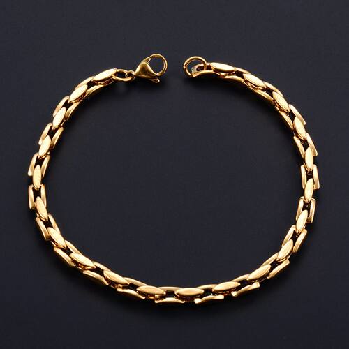 4.2mm Stainless Steel Bracelet Link Chain for Women Men