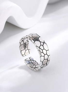 2023 Fashion Trend Jewelry Rings Silver Plated Rings Wide