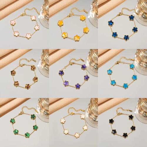 Adjustable Stainless Steel Bracelet for Women Classic Luxury