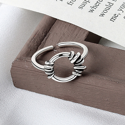 New Cross 10K Gold 4mm Lab Diamond Ring 925 sterling silver