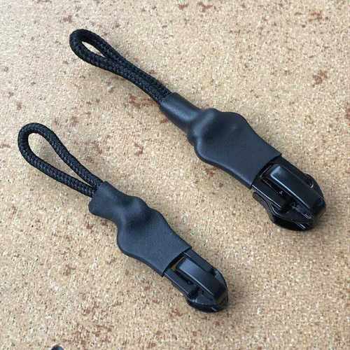 口袋拉锁头字母带拉绳反装拉头