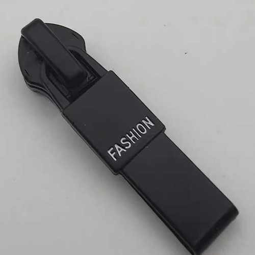 反装防水尼龙拉链头配件3号5号7号反向隐形拉锁头黑色尼龙拉链锁