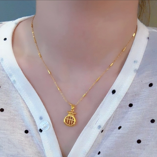 轻奢复古高级感个性小算盘福袋项链小众时尚设计精致百搭锁骨链