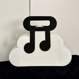 钢琴伴手礼音乐会创意礼品套装个性定制毛毡云朵包包儿童奖品礼物