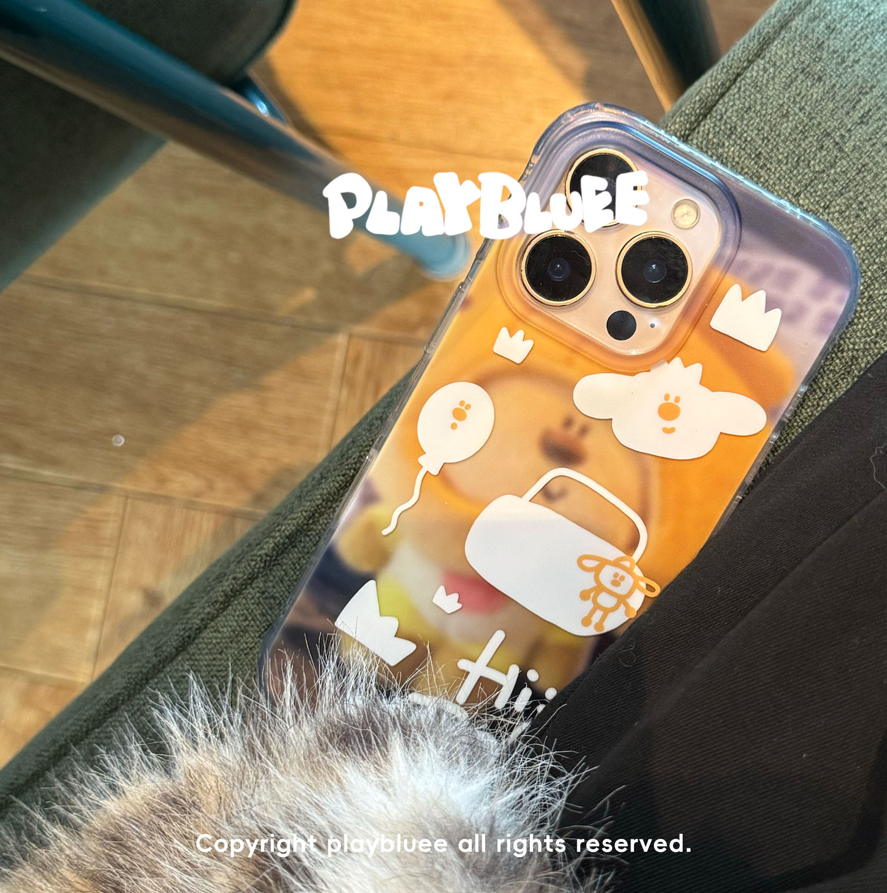 PlayBluee 原创好好狗宝宝双层磨砂手机壳适用于苹果17华为磁吸