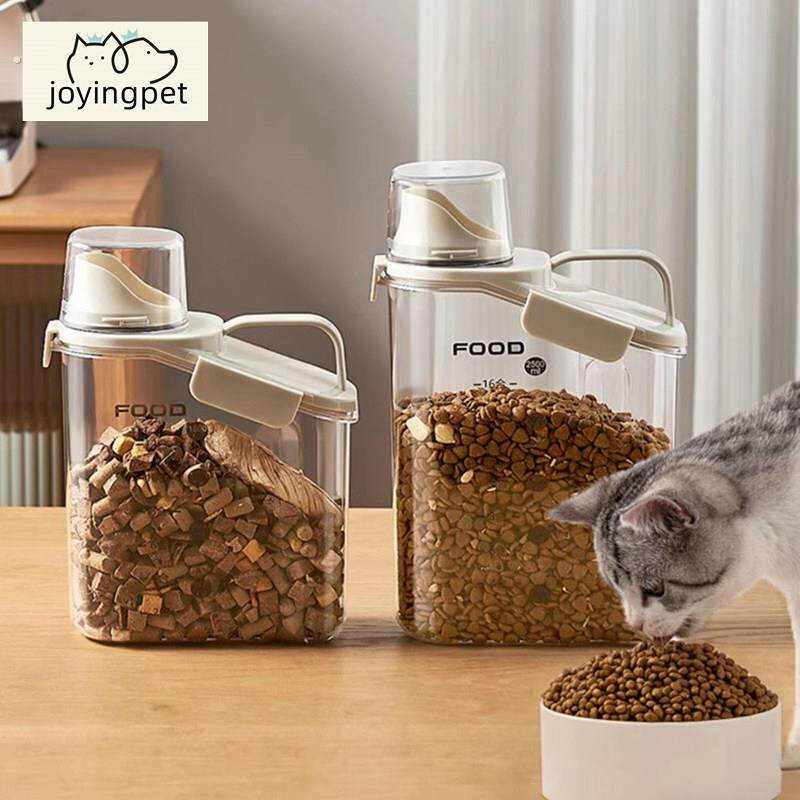 猫粮储存桶狗粮密封桶防潮储粮桶宠物粮食密封猫粮罐家用收纳盒子