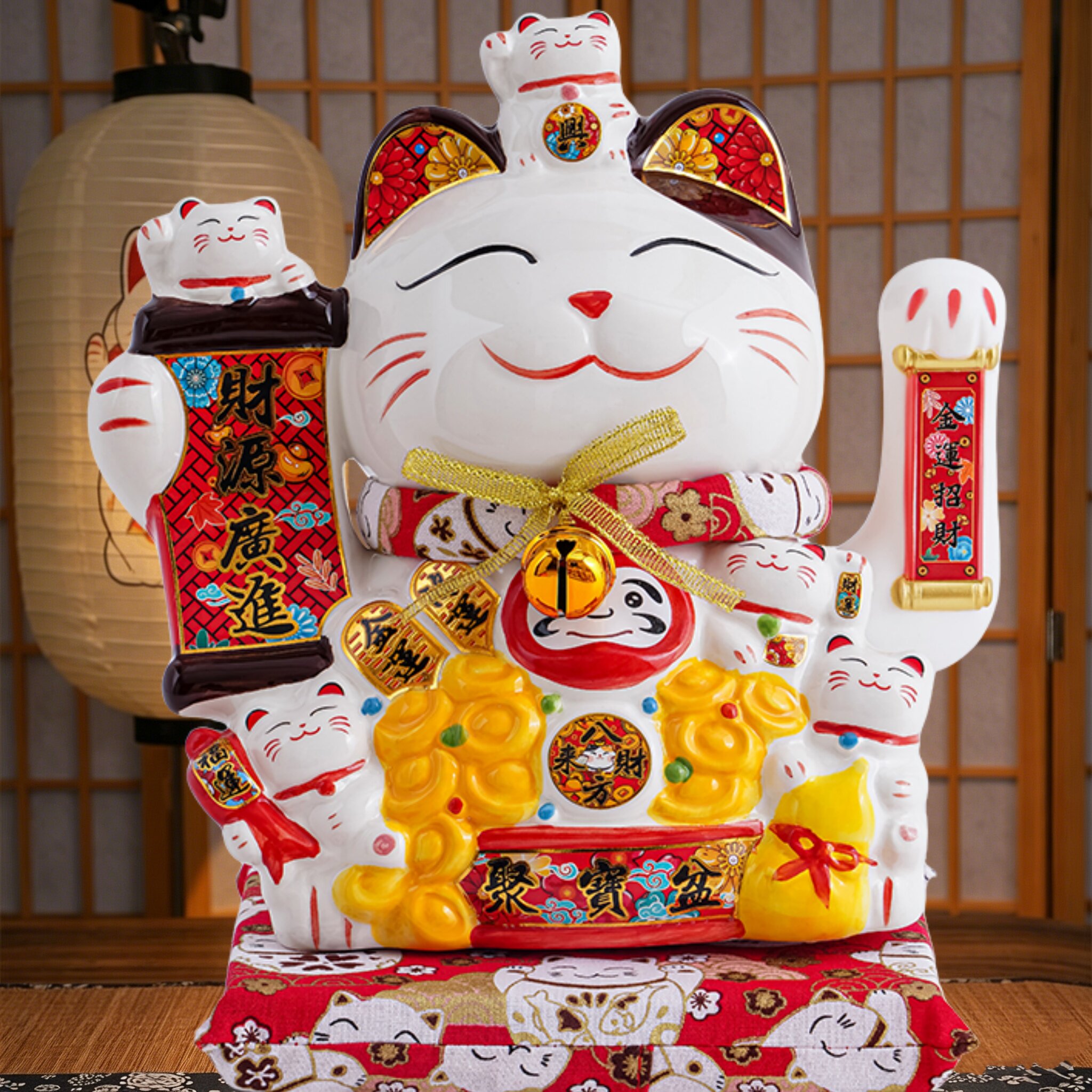 2026新款自动摇手招财猫摆件