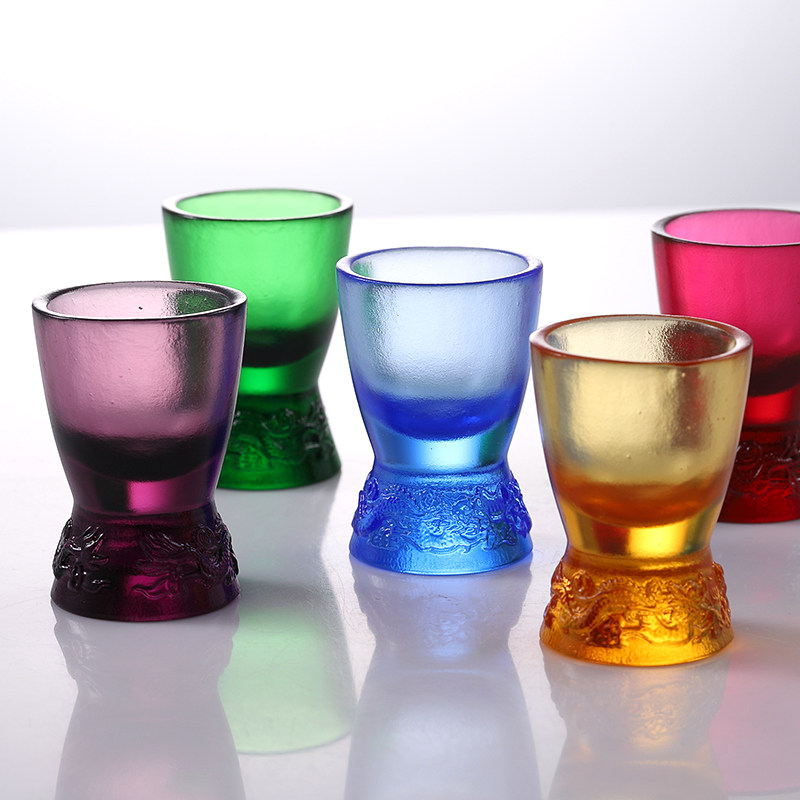 十一窑 酒神系列 古法琉璃 故宫风酒杯 琉璃杯 7色可选功夫茶