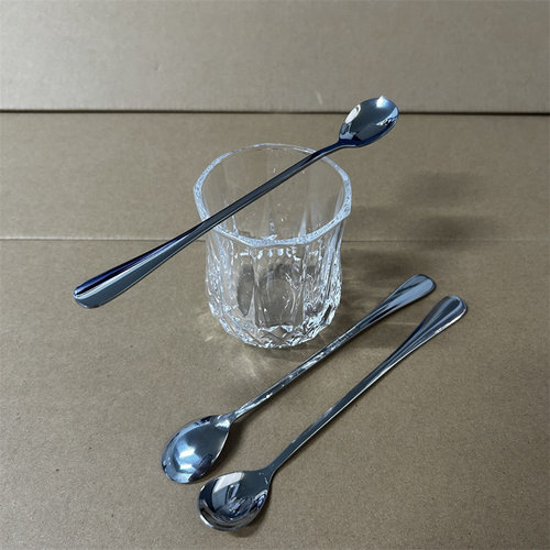 欧式咖啡勺商用不锈钢小勺子儿童可爱甜品勺水果冰淇淋奶茶搅拌勺