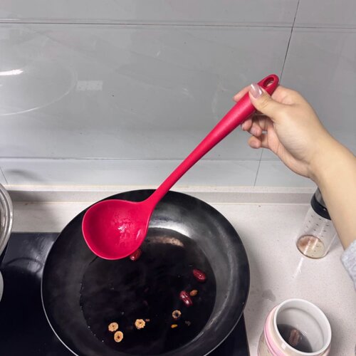 不粘锅硅胶锅铲食品级硅胶炒菜铲子耐高温汤勺长柄大锅铲硅胶汤勺