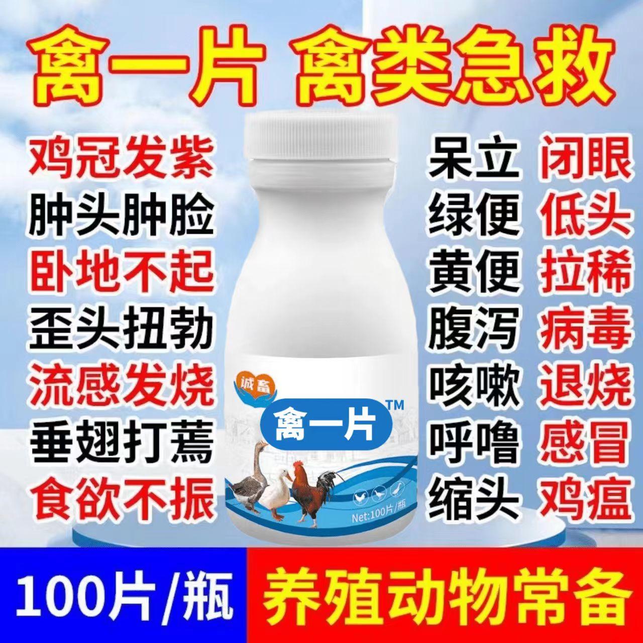 鸡鸭鹅禽急救药黄白痢气肺