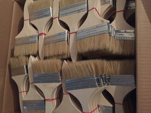 玻璃钢专用毛刷不掉毛毛刷耐溶剂纯猪鬃毛刷薄板刷树脂刷胶衣刷