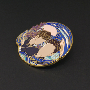 金属冰箱贴定制烤漆滴胶二次元卡通动漫人物爱豆文创旅游纪念品