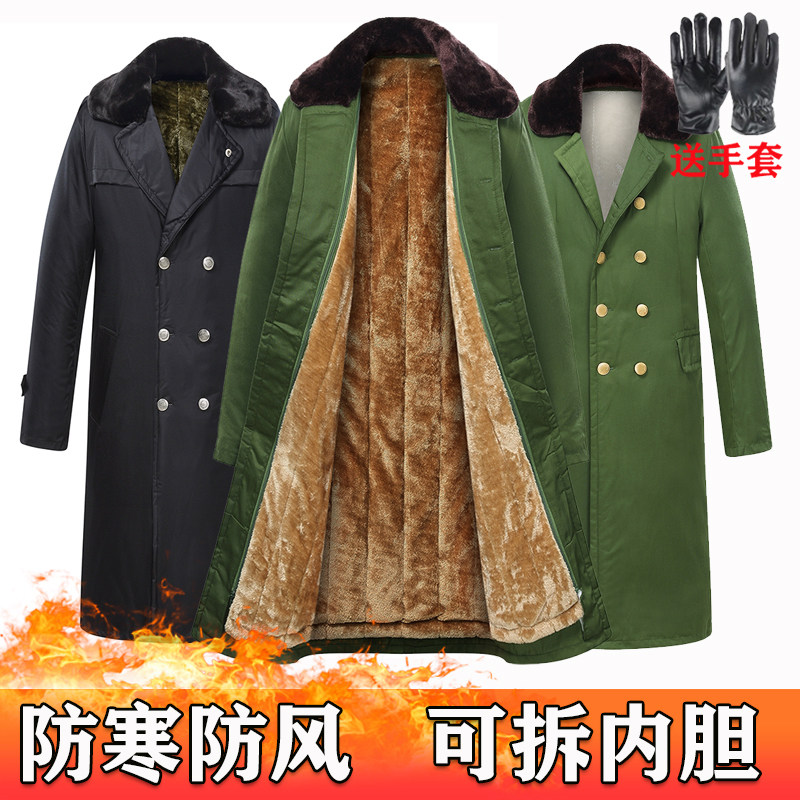 冬季羊绒棉大衣男长款