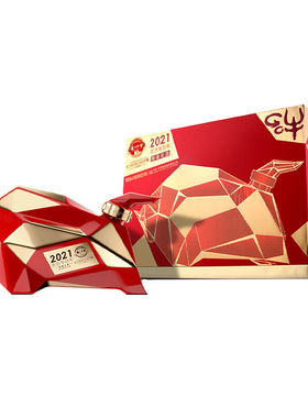 泸州老窖定制酒牛年生肖酒送礼52度1.066L浓香型纯粮酿造白酒收藏